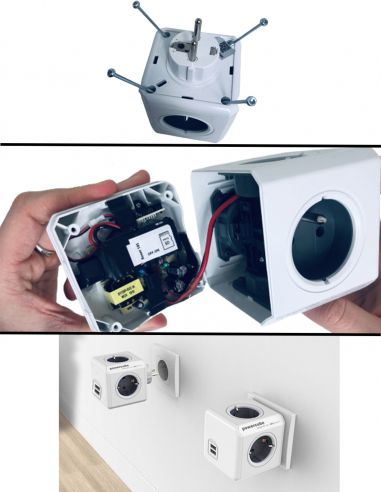 Câble 2 en 1 (vidéo et alimentation ) de 15 mètres Câble 2 en 1 (vidéo et alimentation ) de 15 mètres